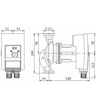 Wilo Yonos Maxo 25 230V Wet Rotor Circulator