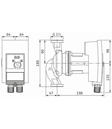 Wilo Yonos Maxo 25 230V Wet Rotor Circulator