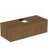 Mobile lavabo legno impiallacciato 1 cassetto, Ideal Standard Conca