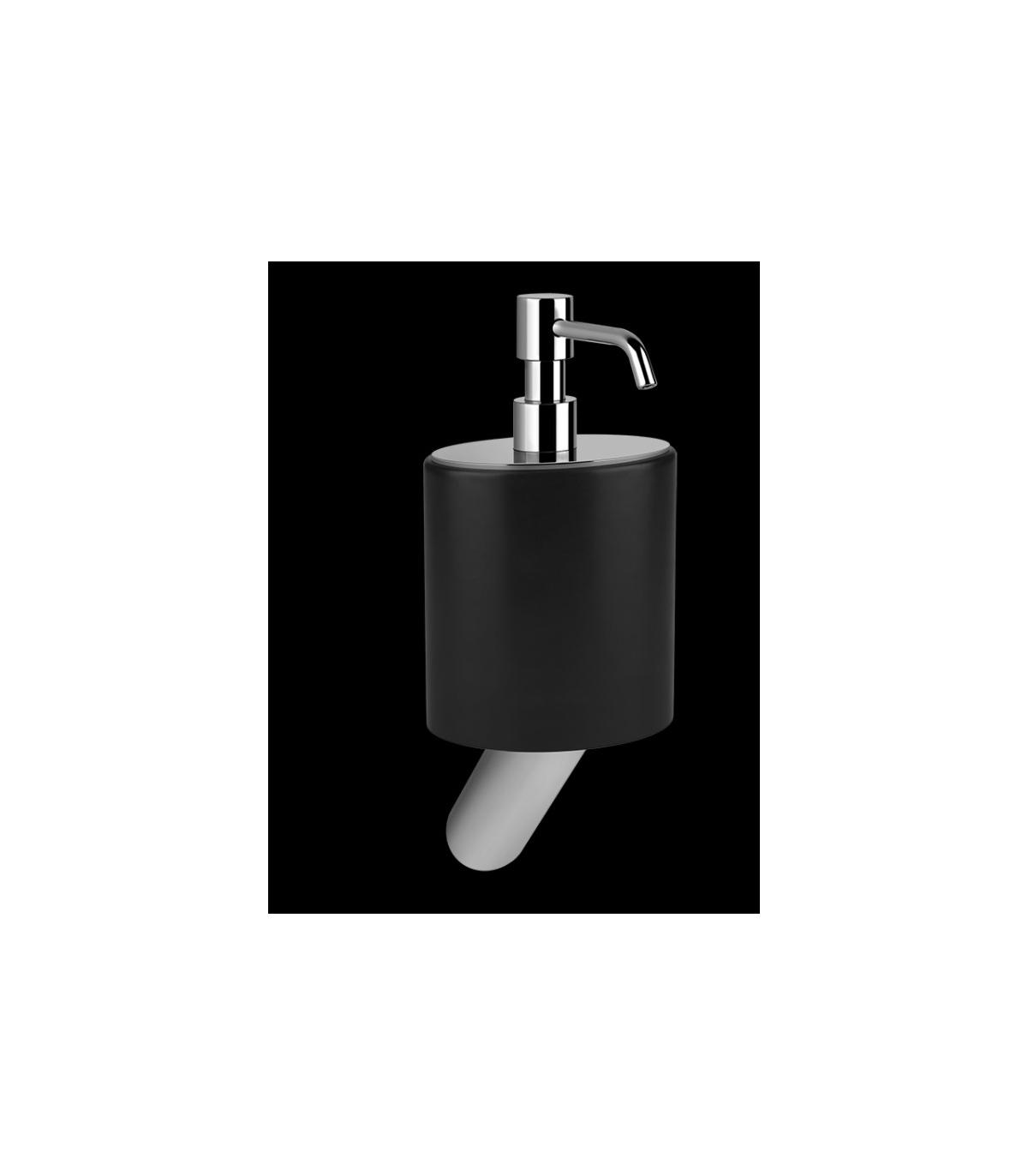 Fixing soap dispenser, Gessi serine Ovale, art.25624 black