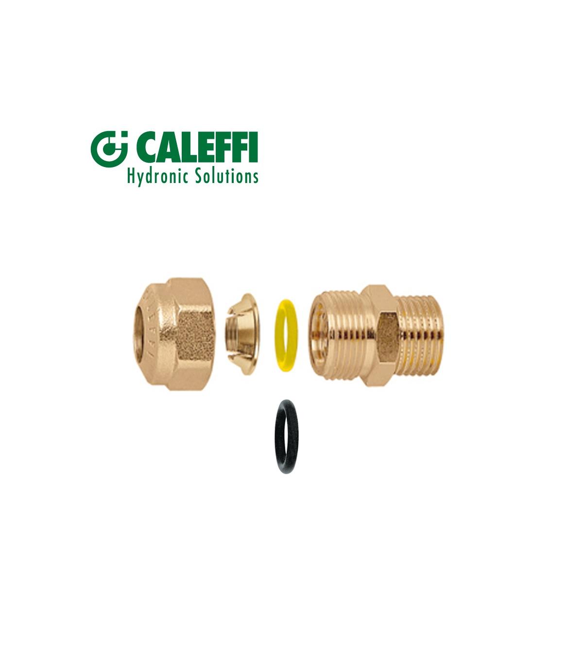 raccordo dritto 1/2 '' maschio Caleffi, per rame art.904