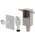 Siphon built in for washbasin Geberit