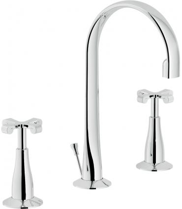 Tap for washbasin 3 holes with high spout Nobili Carlos Primero CP212/1