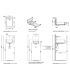 Washbasin single hole wall hung Flaminia Miniwash