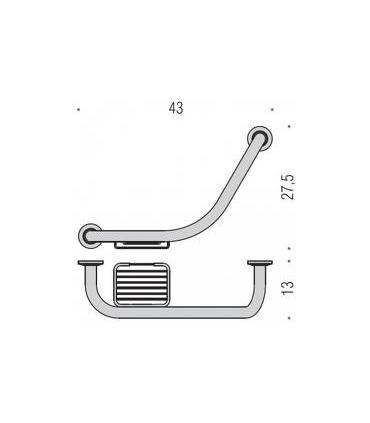 Maniglione per vasca Colombo serie hotellerie b9722