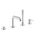 Kit de finition melangeur bord  de baignoire, Grohe, Essence New avec bec et douchette