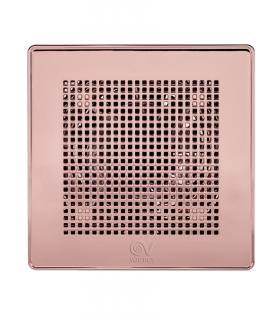 Aspiratore elicoidale per parete oro rosa metallizzato Vortice Punto E