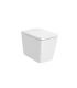 Wc a pavimento filo parete Roca Inspira Square rimless