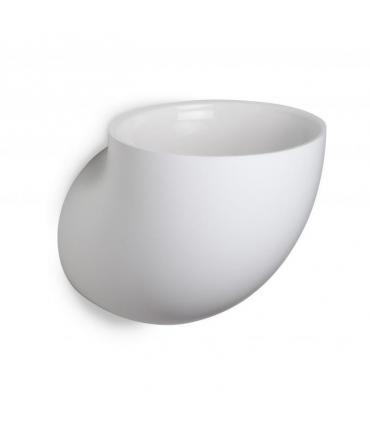 Lavabo mural collection beta, collection eau, blanc