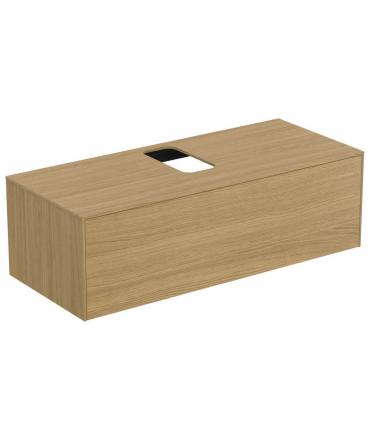 Mobile lavabo legno impiallacciato 1 cassetto, Ideal Standard Conca