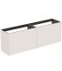 Mobile slim lacquered 2 drawers Ideal Standard Conca without top