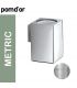 Cosmic Metric 387001 wall mounted tumbler holder, brushed stainless steel