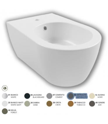 Bidet sospeso monoforo fissaggi nascosti serie Fusion Alchemy art.A0Y1D901