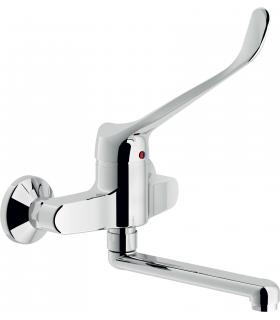 Sink mixer wall hung with clinical handle, Nobili AS11115/c