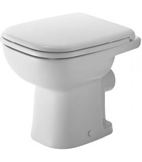 Floor standing toilet wall drain, Duravit, D-Code, white