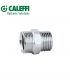 Caleffi 384041 raccordo bicono 1/2'' M x 23 p.1,5 M, cromo