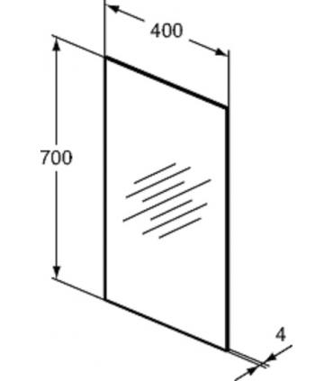 Miroir à bord poli Ideal Standard sans éclairage