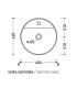 Lavabo a pavimento Ceramica Flaminia Monotwin MTR42P