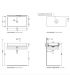 Flaminia Miniwash Multiposition Washbasin