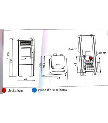 Edilkamin Klik pellet stove