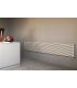 Tubes Kubic double horizontal water radiator L.100 cm