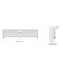 Tubes Kubic double horizontal water radiator L.100 cm