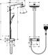 Colonnes douche externe Hansgrohe collection raIndance Select et 2 jets