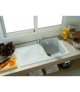 Sanitana ITALIA kitchen sink with 1 bowl 86x50cm