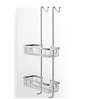 Shower grid rectangular doppia hung up, Lineabeta, collection Filo, model 50030, chrome.