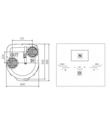 Ariston Nuos Plus monobloc heat pump water heater