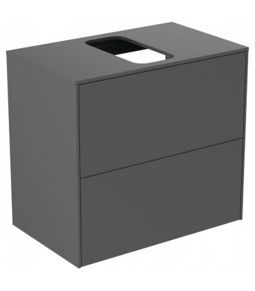 Mobile slim laccato 2 cassetti per lavabo Ideal Standard Conca
