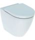 Wc a pavimento filo parete Geberit serie Icon bianco