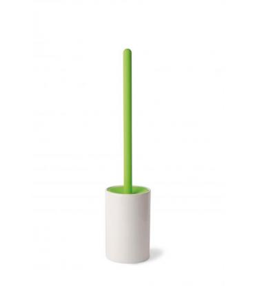 Toilet brush holder, Lineabeta, collection Baston, model 5024, ceramic e silicone