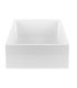 Countertop washbasin Gessi collection Rettangle with high edges