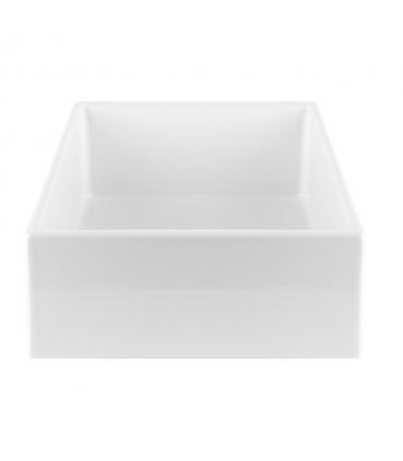 Countertop washbasin Gessi collection Rettangle with high edges