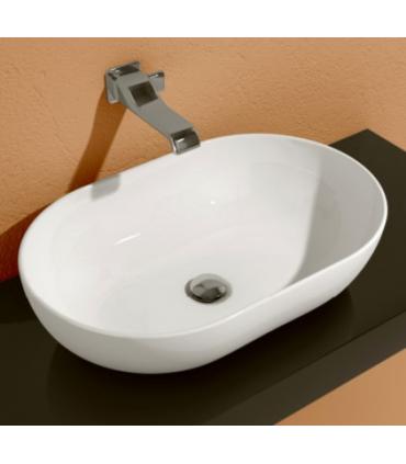 Lavabo da appoggio Ceramica Flaminia serie App ovale