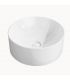 Lavabo da appoggio tondo Flaminia Twin TW42C