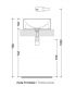 Lavabo da appoggio tondo Flaminia Twin TW42C