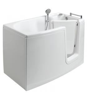 Baignoire avec porte latérale 654, 130x75cm Ponte Giulio M74MDS14