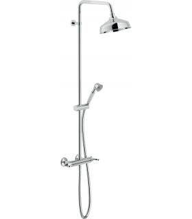 Nobili Dubai series shower column with external thermostat