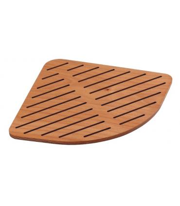 Plate-forme pour douche, Lineabeta, collection Atlantica, modèle 7230, bois, triangolare