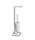 Montants equipes pour toilette Gessi Ovale collection chrome