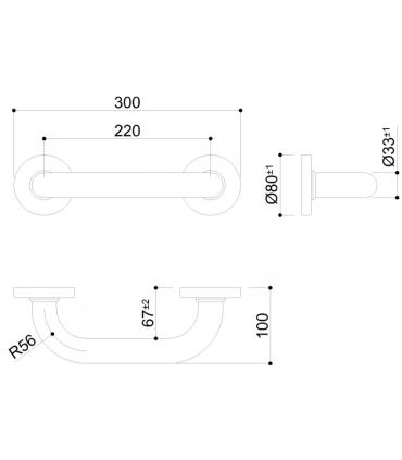 Ponte giulio white tubocolor series handle.