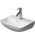 Lavamani con bordo con troppopieno Duravit, ME by Starck, ceramica bia