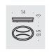 Porte-savon a' poser Colombo land collection B28420CR-VAN chrome