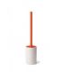 Toilet brush holder, Lineabeta, collection Baston, model 5024, ceramic e silicone