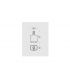 Porte-savon a' poser Colombo time collection W42810-VAN transparent