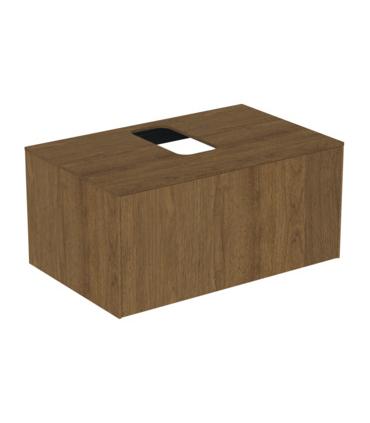 Mobile lavabo legno impiallacciato 1 cassetto, Ideal Standard Conca