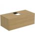 Mobile lavabo legno impiallacciato 1 cassetto, Ideal Standard Conca