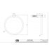 Anneau porte-serviette collection Gessi Rilievo